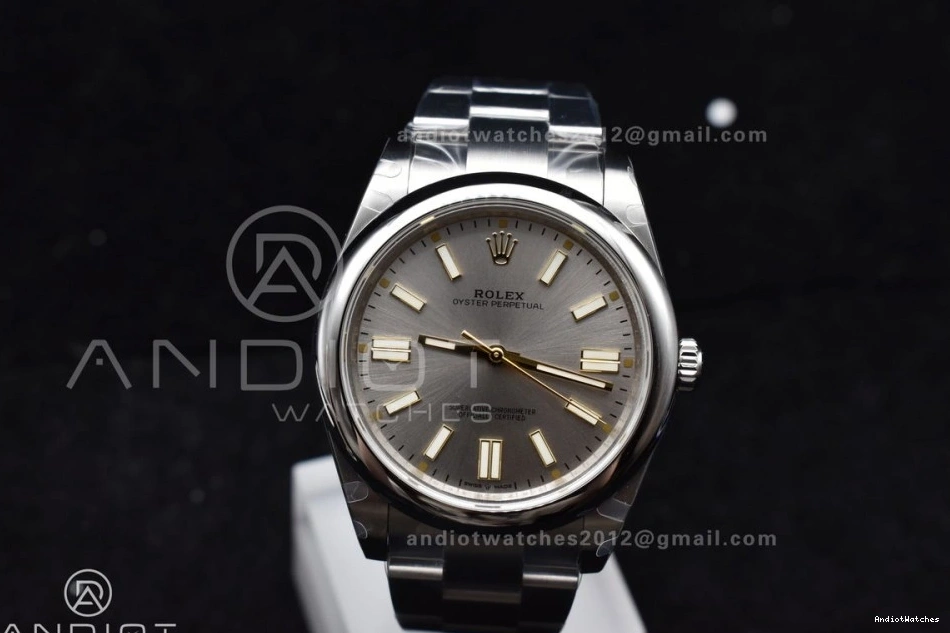 Steel Best 124300 A SunProtective 943 41mm Oyster 904L Perpetual 1:1 Silver Dial DIWF Edition 0306